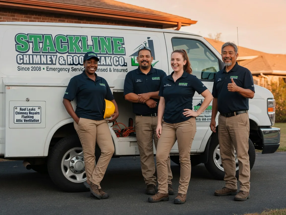 Chimney flashing repair company in Prescott, KS